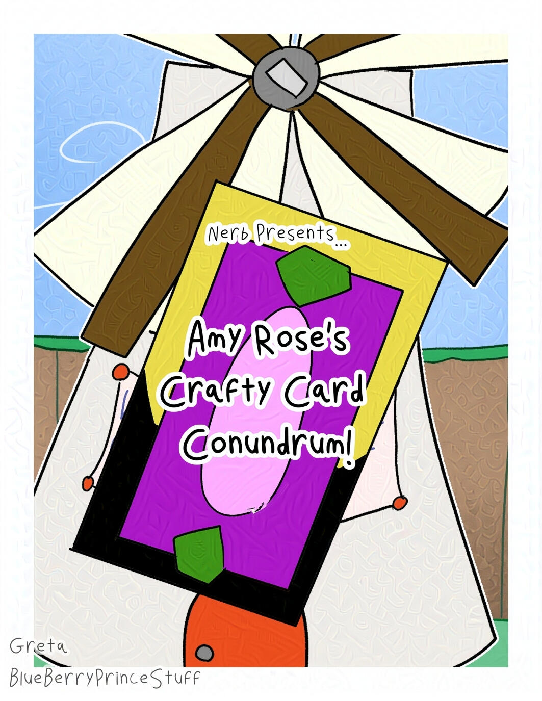Amy Rose Fan Comic Cover Amy Rose Fan Comic Cover