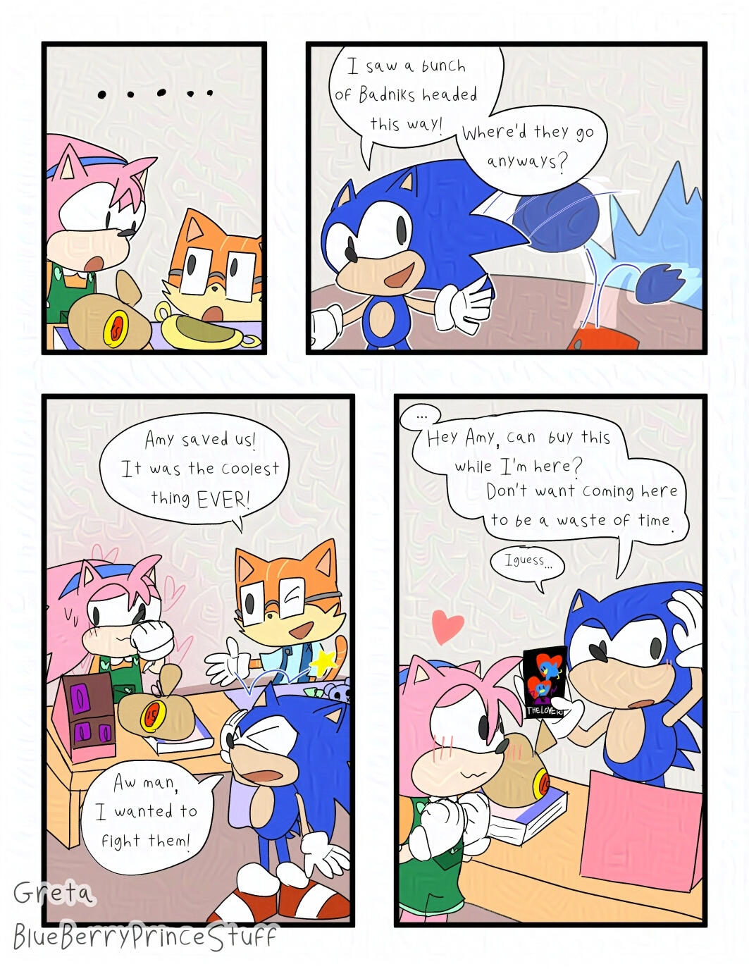 Amy Rose Fan Comic Page 6 Amy Rose Fan Comic Page 6