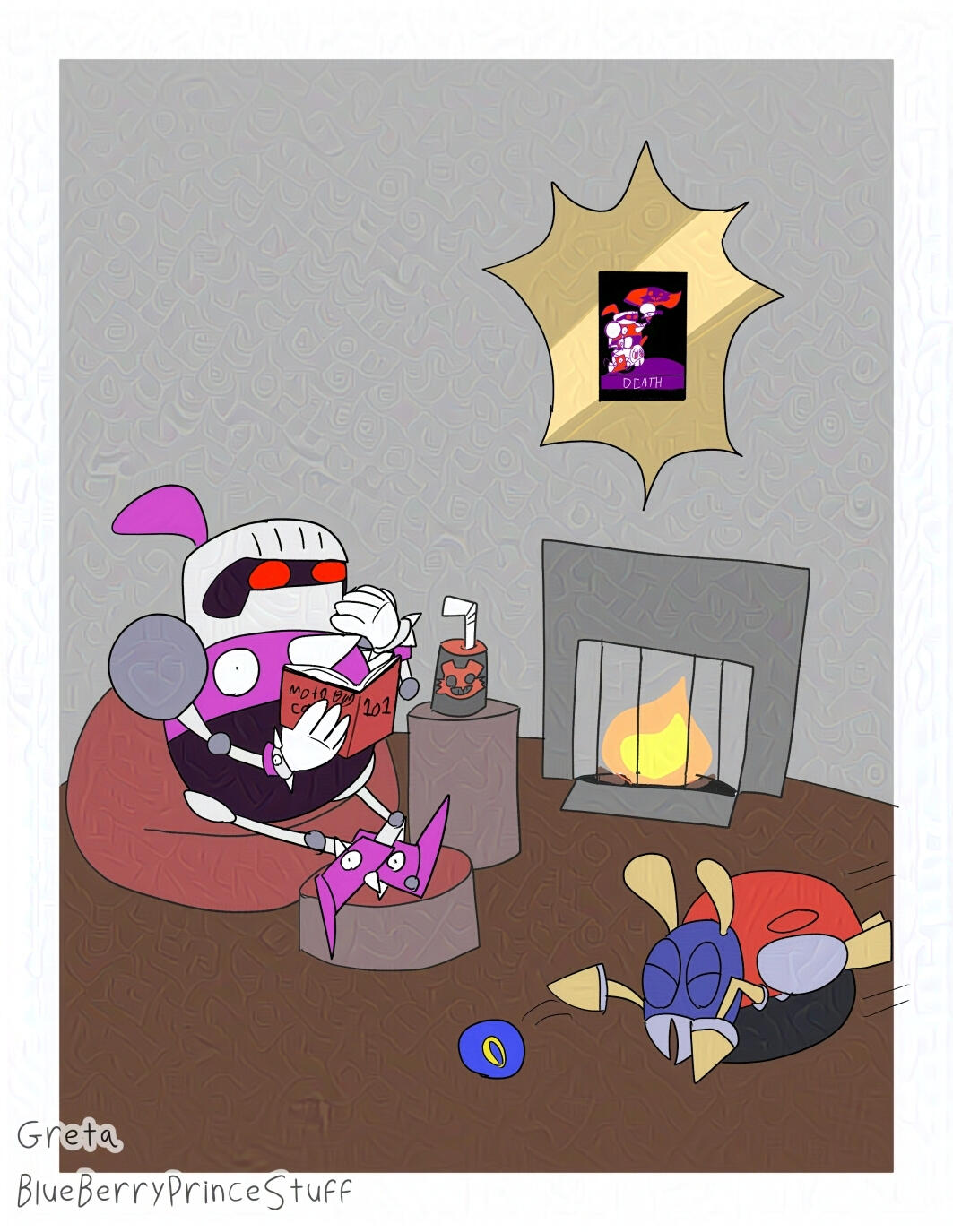 Amy Rose Fan Comic Back Cover